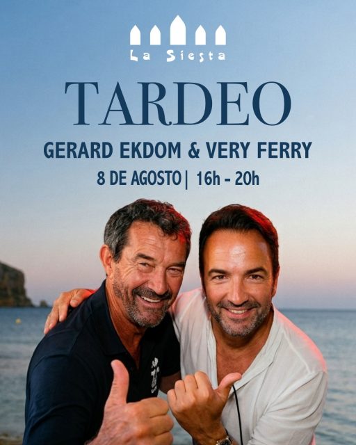 ¡Empieza la cuenta atrás! ⌛✨

Este sábado nos espera un tardeo brutal con el gran Gerard Ekdom junto a DJ Ferry. Música, copas y el mejor ambiente de Jávea. 🎶

📌 IMPORTANTE:
• Entrada libre.
• Sin reservas - llega pronto y encuentra tu sitio

¡Nos vemos en La Siesta! 🌊

-

The countdown has begun! ⌛✨

This Saturday, we’re in for an amazing evening with the brilliant Gerard Ekdom alongside DJ Ferry. Music, drinks and the best atmosphere in Jávea. 🎶

📌 IMPORTANT:
• Free entry.
• No bookings – arrive early to secure your spot

See you at La Siesta! 🌊